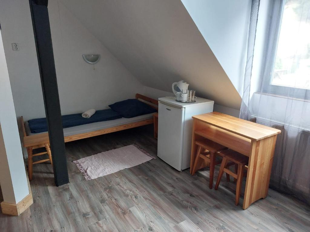 Postel nebo postele na pokoji v ubytování Penzión Kupfer