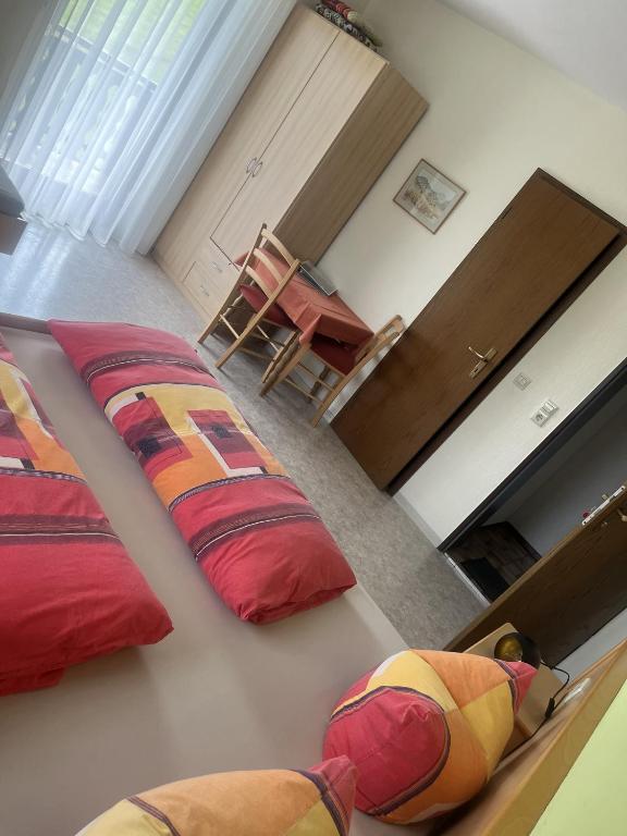 Postel nebo postele na pokoji v ubytování Breighof