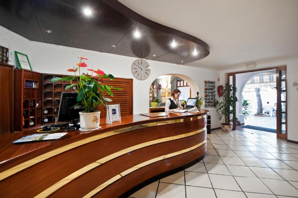Vstupní hala nebo recepce v ubytování Hotel Gabbiano