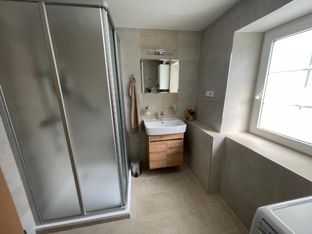 Koupelna v ubytování Apartmán Štěpánka
