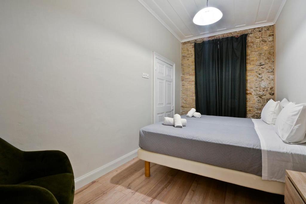 Postel nebo postele na pokoji v ubytování Casa Androniki