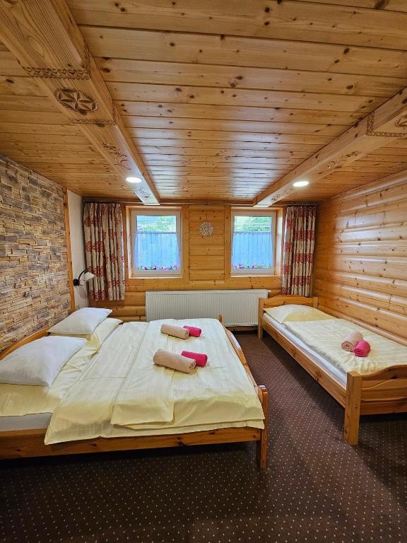 Postel nebo postele na pokoji v ubytování Penzión Blanka