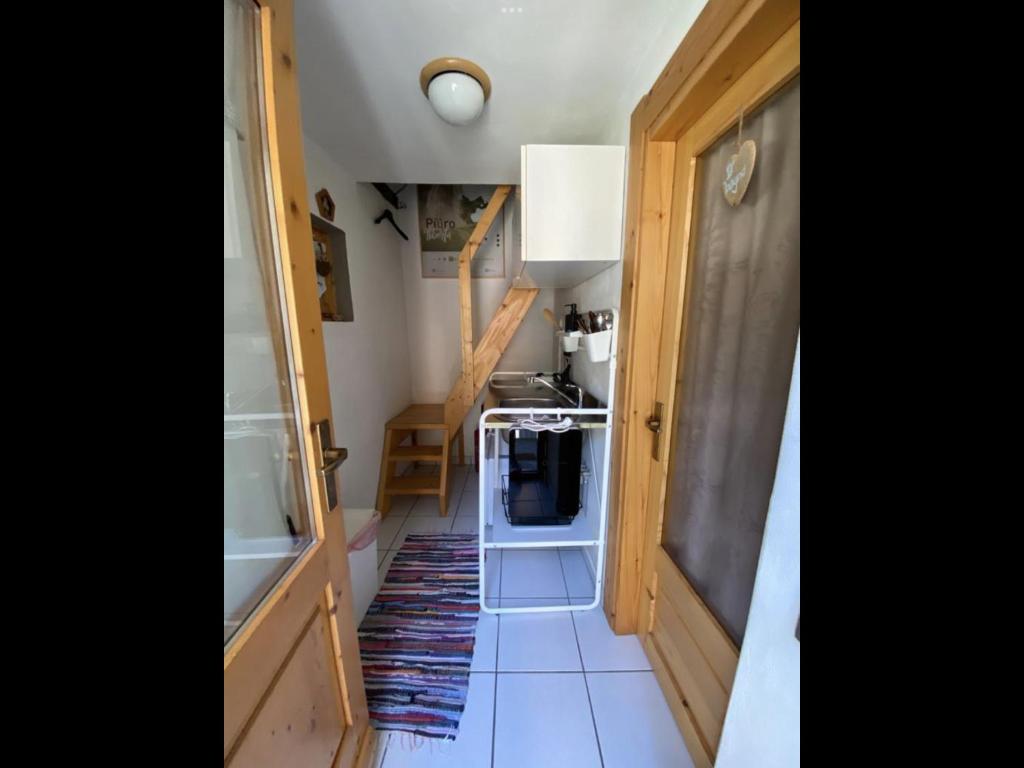Kuchyňa alebo kuchynka v ubytovaní La Casa delle Castagne