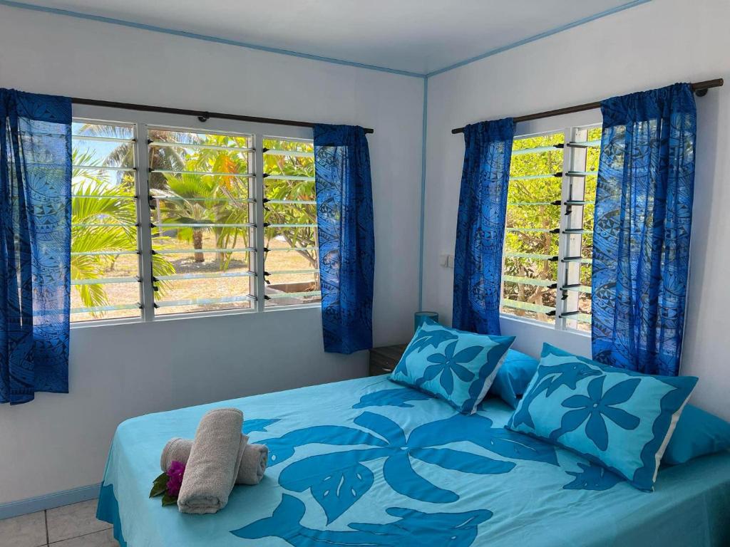 Chez Guy , chambre familiale, Tiputa - photo 2 - Rangiroa, Polynésie
