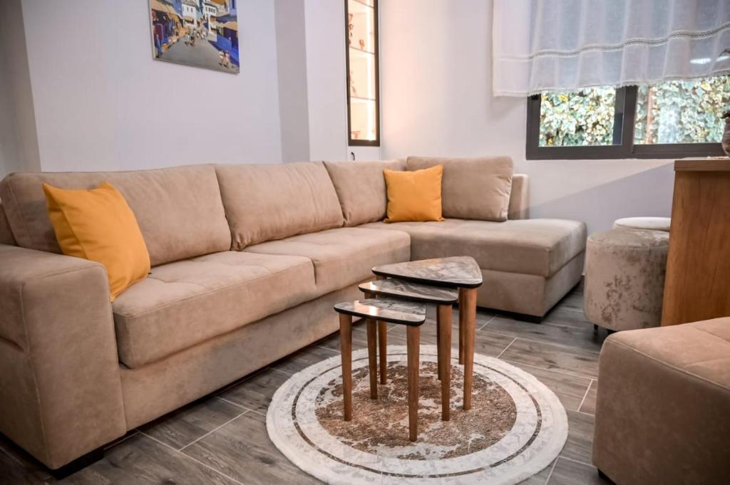 Posezení v ubytování EGJE Apartment