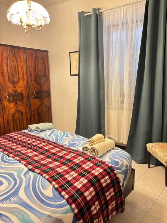 Postel nebo postele na pokoji v ubytování casa di Gio