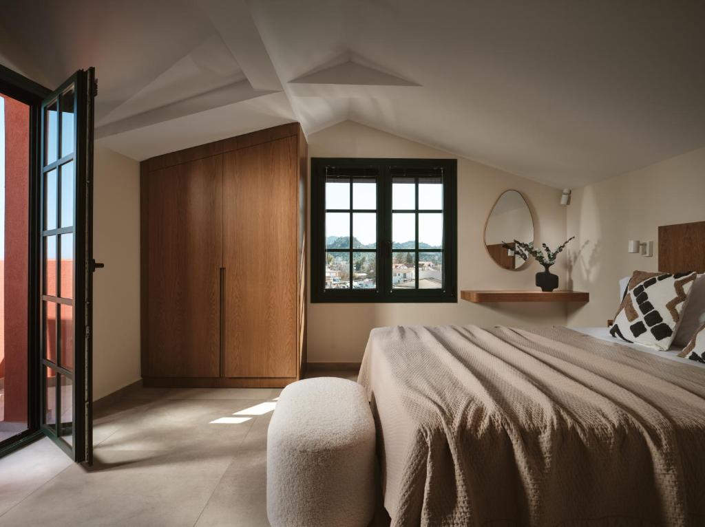 Postel nebo postele na pokoji v ubytování MARINA VIEW arartments
