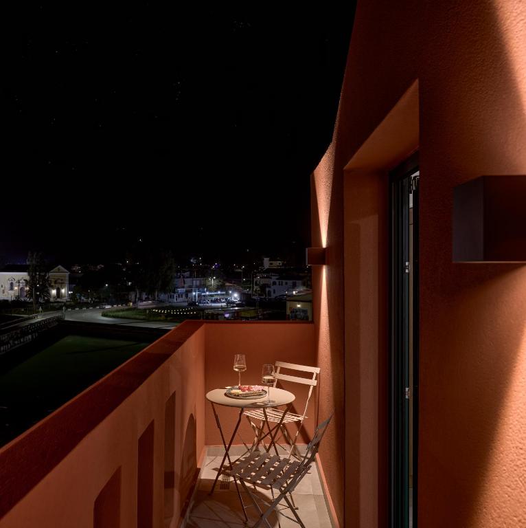 Balkón nebo terasa v ubytování MARINA VIEW arartments