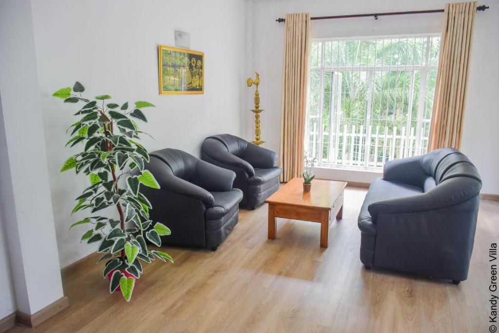 Posezení v ubytování Kandy Green Villa