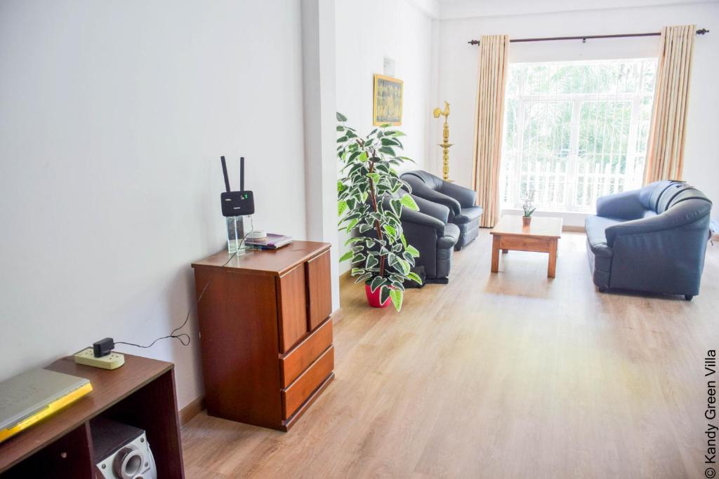 Posezení v ubytování Kandy Green Villa