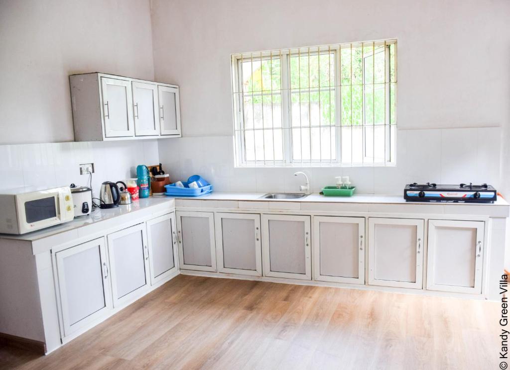 Kuchyň nebo kuchyňský kout v ubytování Kandy Green Villa
