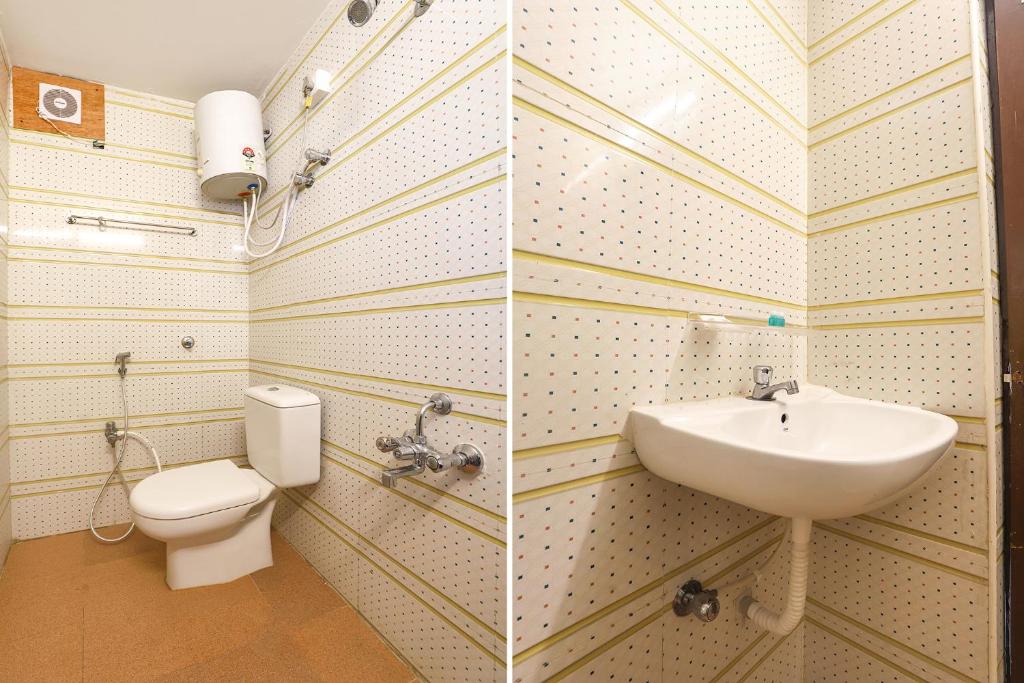 Koupelna v ubytování FabHotel GT Galaxy Park - Nr Express Avenue Mall, Royapettah