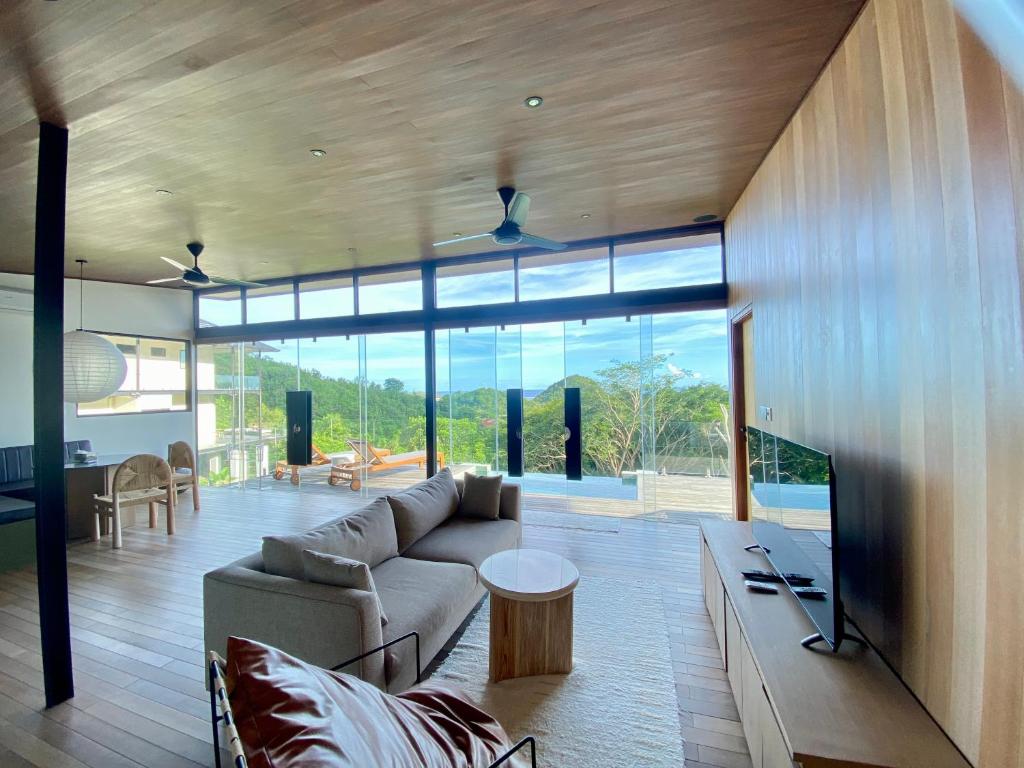 Posezení v ubytování COVE VILLAS Mandalika