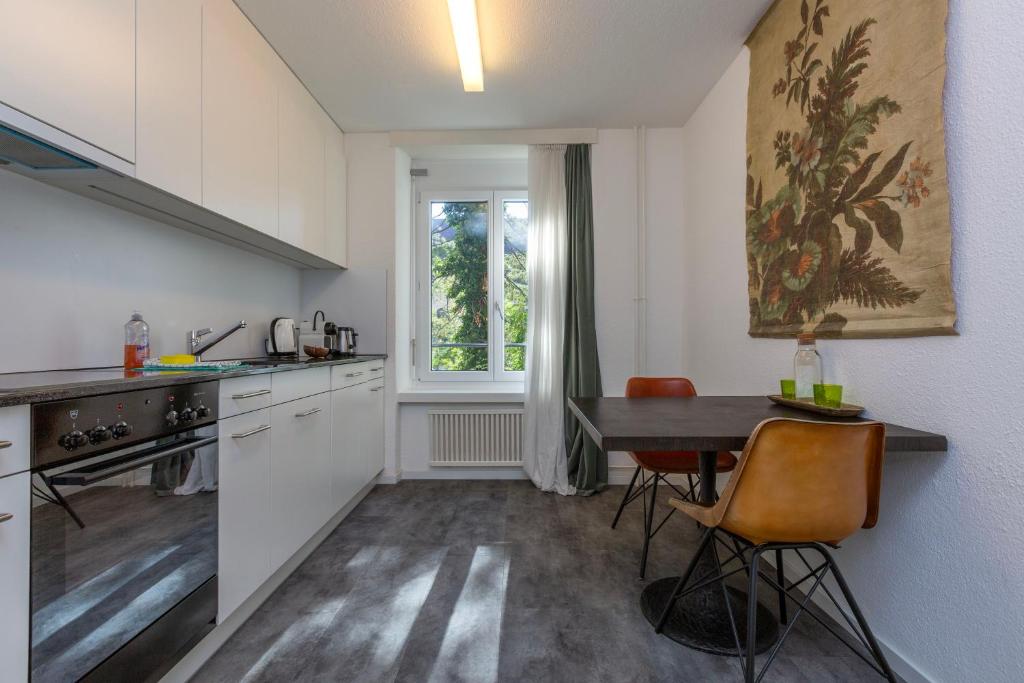 Kuchyň nebo kuchyňský kout v ubytování KAYA Zurich Apartment RUBY - Downtown Deluxe 2BR Apt