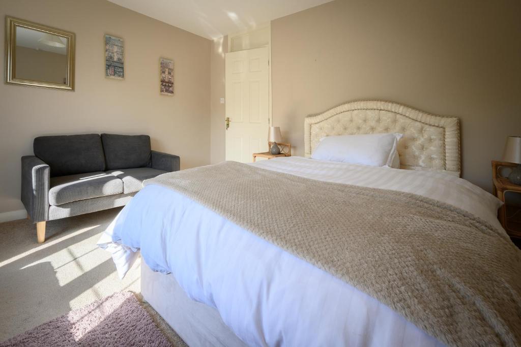 Postel nebo postele na pokoji v ubytování Pardon Hill Farm B&B