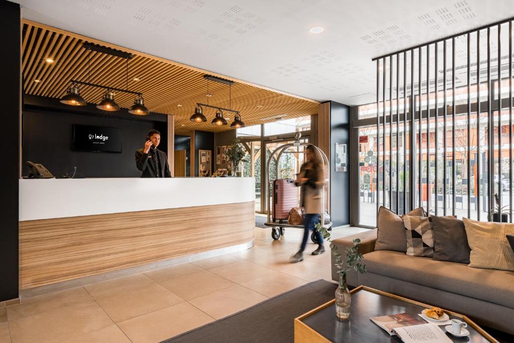 Appart hôtel Q7 Lodge Lyon 7 - Resim 11