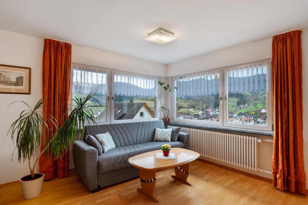 Posezení v ubytování Haus Am Schroffen