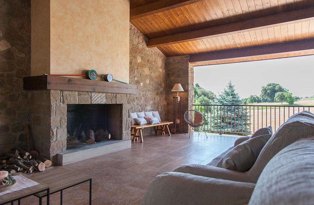 A seating area at Casa Cal Saboya