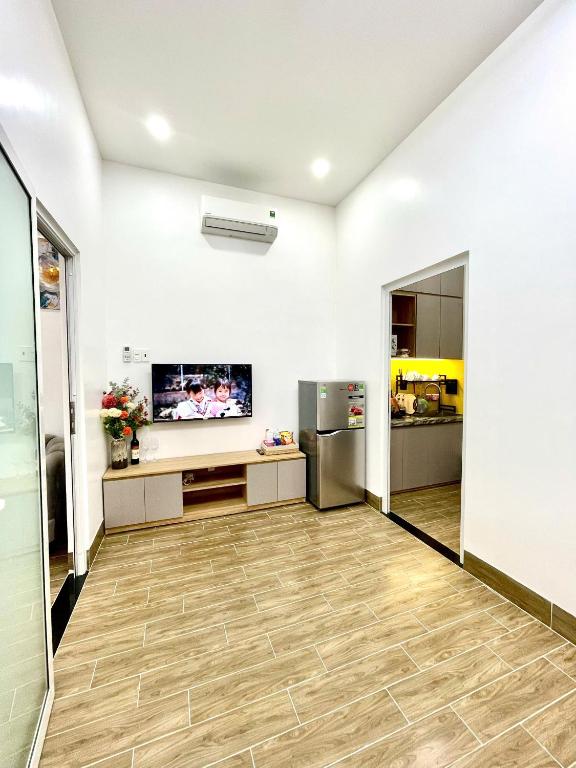 Kuchyň nebo kuchyňský kout v ubytování 2 Phòng Ngủ Riêng Biệt Cho Hộ Gia Đình 4 Người