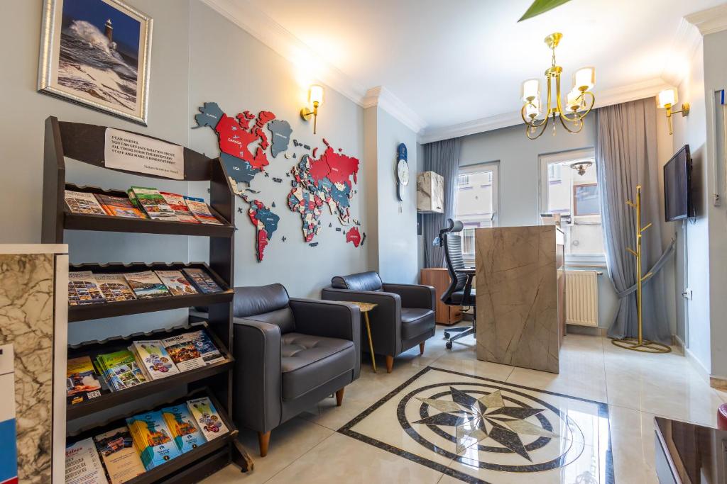 Posezení v ubytování Sultanahmet inn Hotel