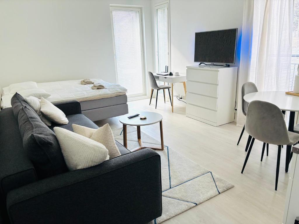 โทรทัศน์และ/หรือระบบความบันเทิงของ Foliate Living Taimi