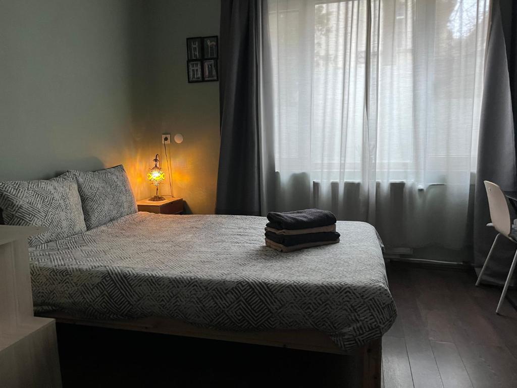 Postel nebo postele na pokoji v ubytování Exceptional Refurnished Studio TOP Location