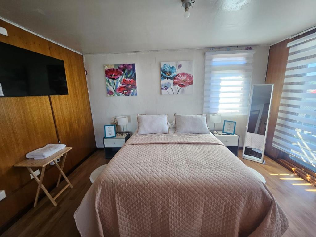 Postel nebo postele na pokoji v ubytování Casa Terra