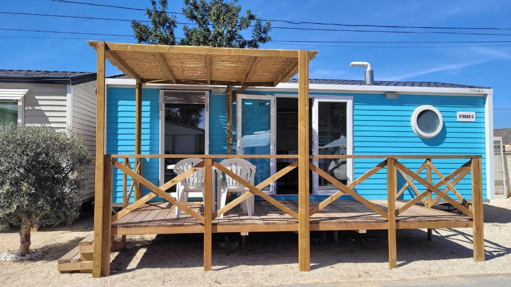 Edificio en el que se encuentra el camping