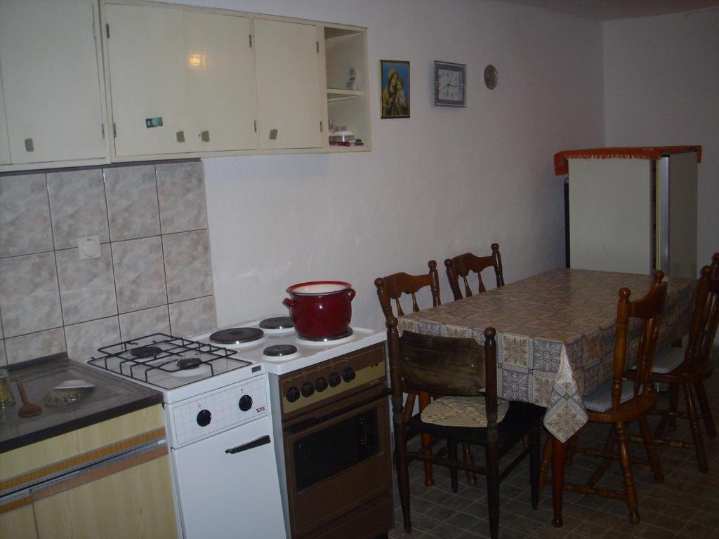 Kuchyň nebo kuchyňský kout v ubytování Guest House Nada