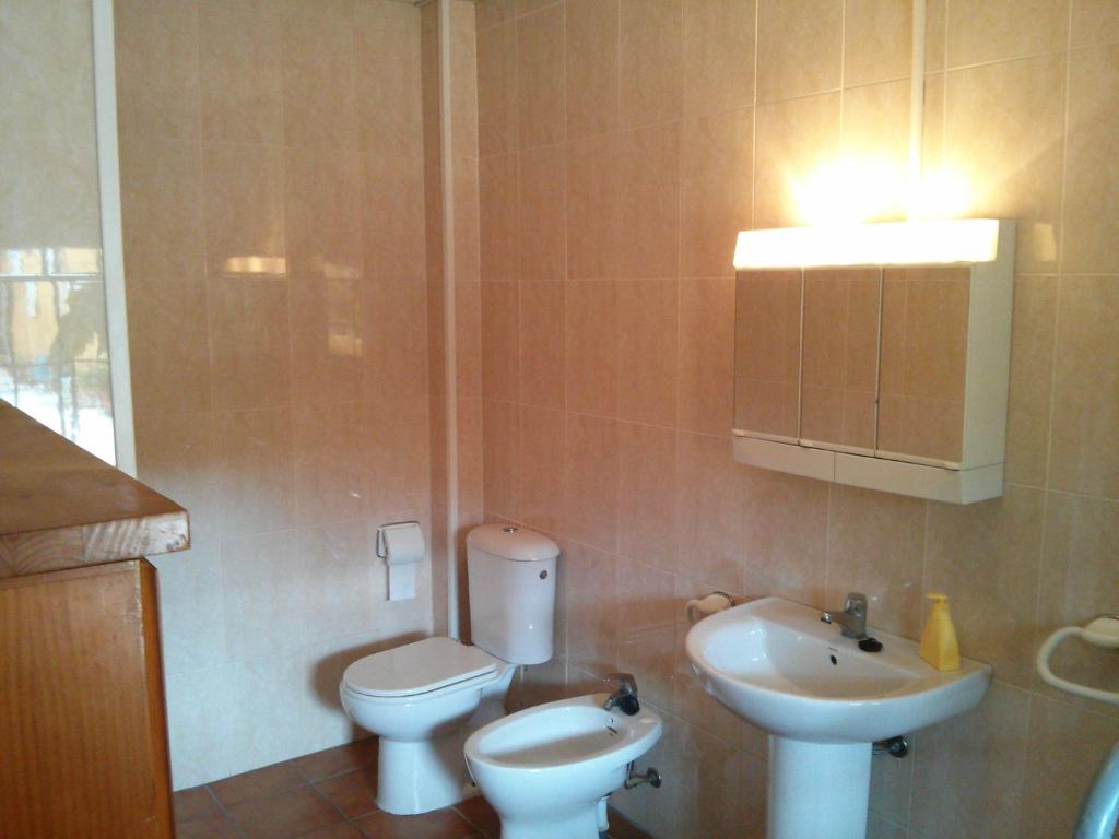 Koupelna v ubytování Casa Inocencio