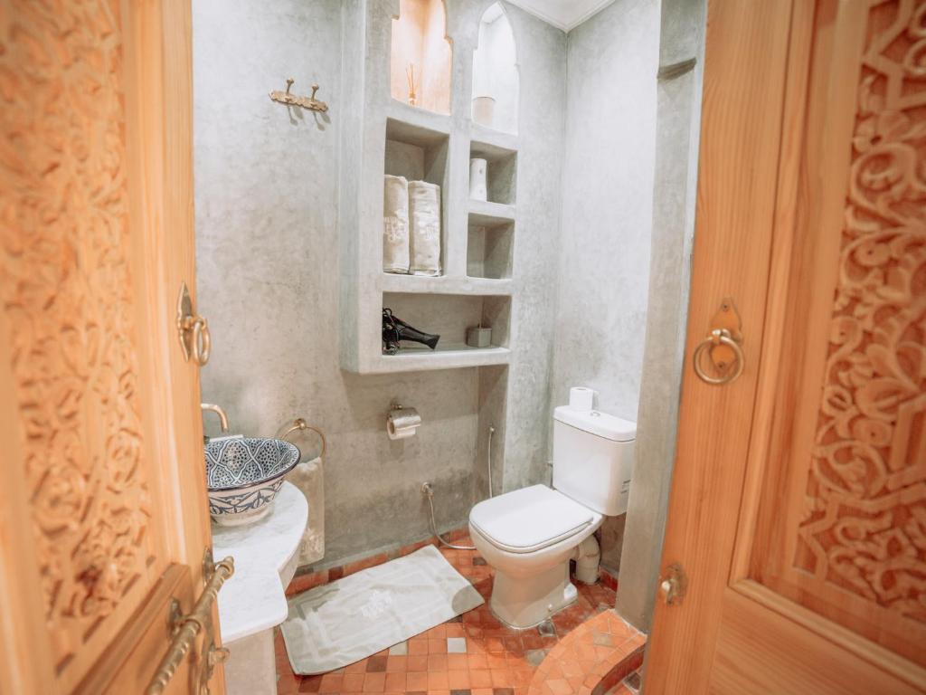 Koupelna v ubytování Riad Le Petit Joyau
