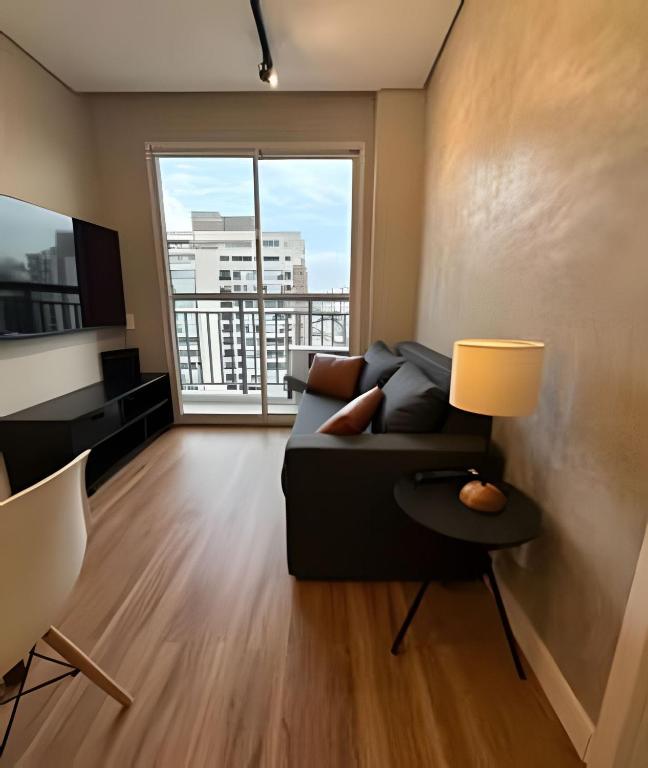 Istumisnurk majutusasutuses Apartamento com 2 quartos com ar em Moema