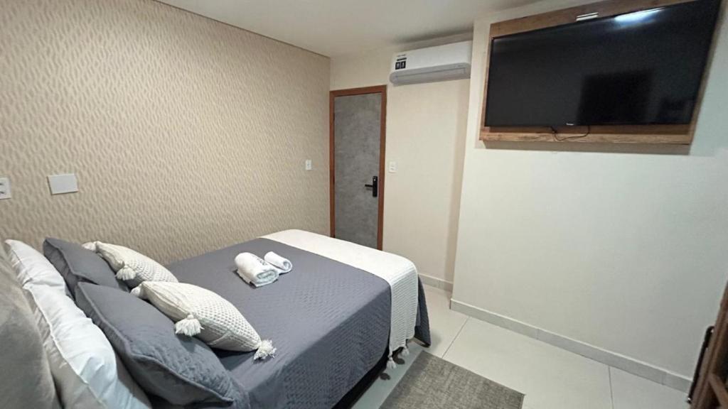 TV a/nebo společenská místnost v ubytování Prime Hostel BH