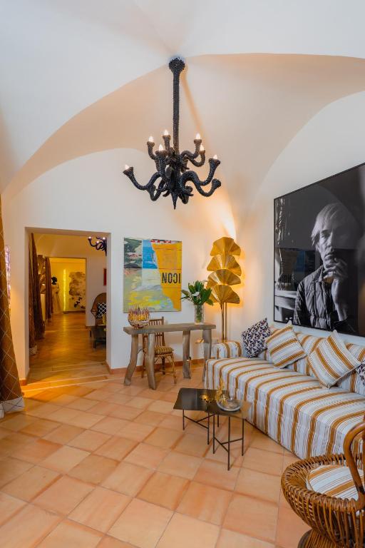 Posezení v ubytování Five Positano