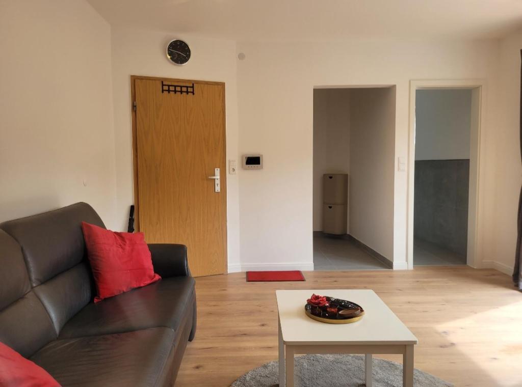 Posezení v ubytování Reload Apartments - FeWo2 im Remmeker Feld