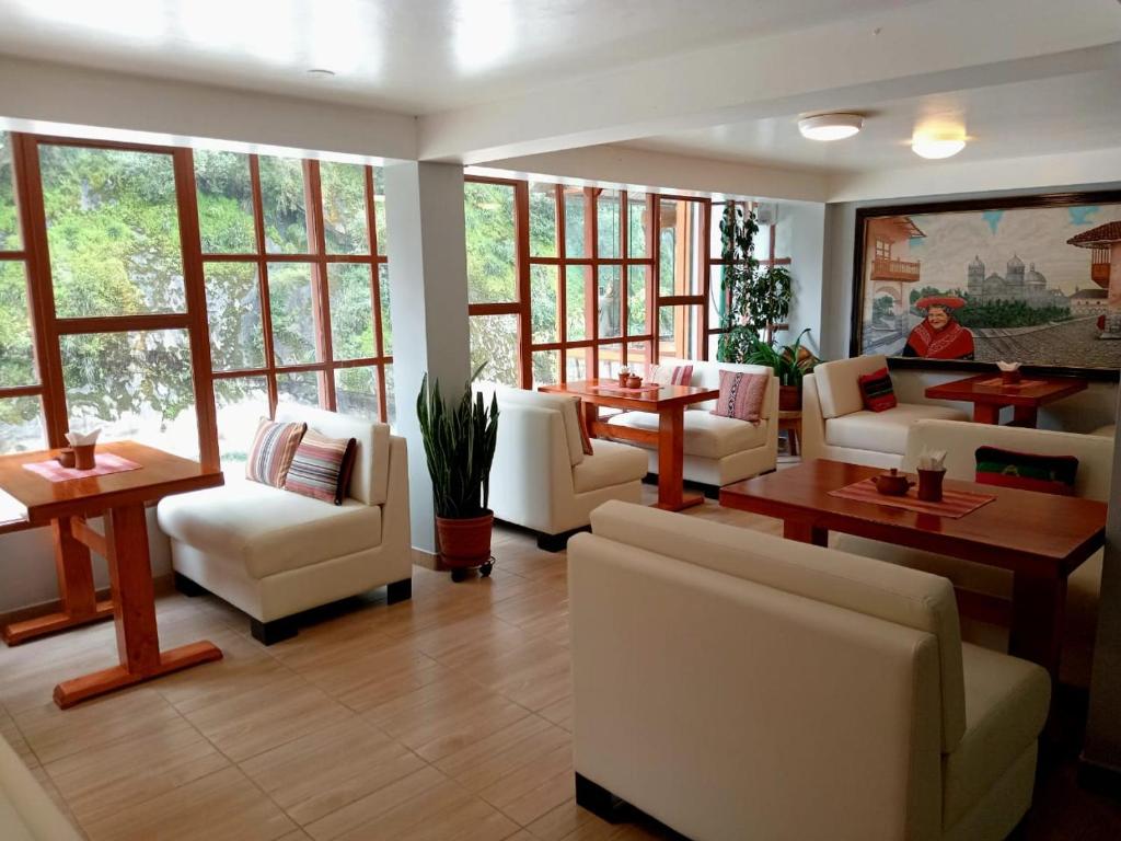 Posezení v ubytování Hostal La Payacha MachuPicchu