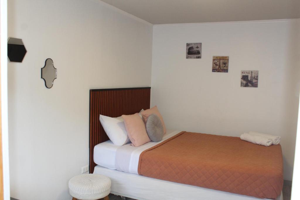 Postel nebo postele na pokoji v ubytování Habitación con baño privado independiente