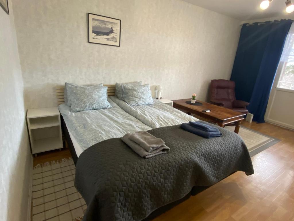 Postel nebo postele na pokoji v ubytování A&M