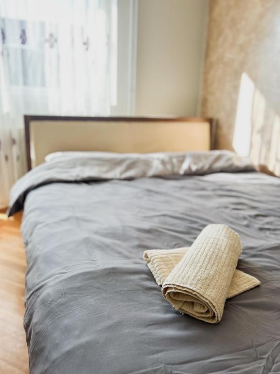 Postel nebo postele na pokoji v ubytování Elena apartman