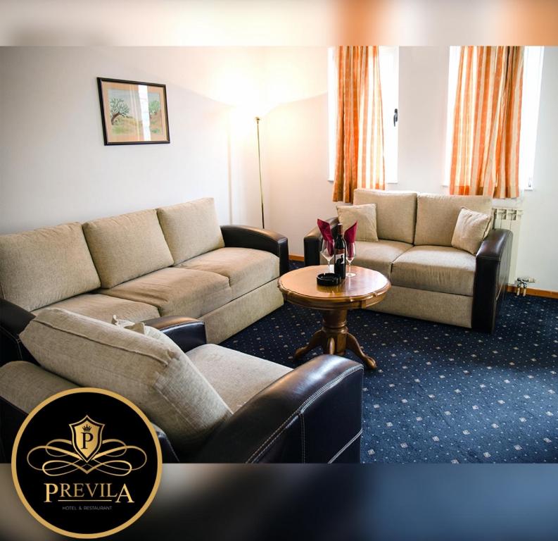 Posezení v ubytování Hotel Previla