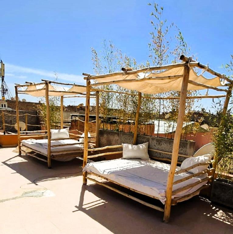 Postel nebo postele na pokoji v ubytování Riad Vilamoura & SPA