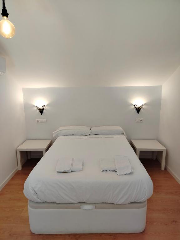 A bed or beds in a room at Apartamentos Centro Cordoba by MiRa