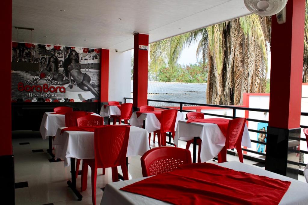 Restaurace v ubytování Bora Beach Club
