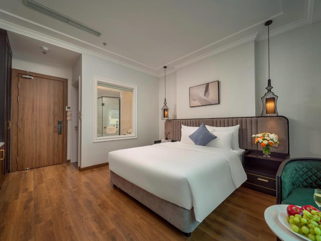 Phòng Có Giường Cỡ Queen Với Ban Công