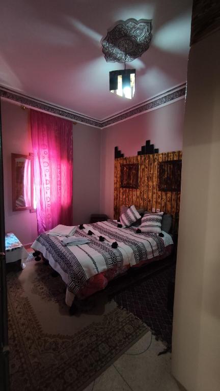 Postel nebo postele na pokoji v ubytování Myhouse Todgha