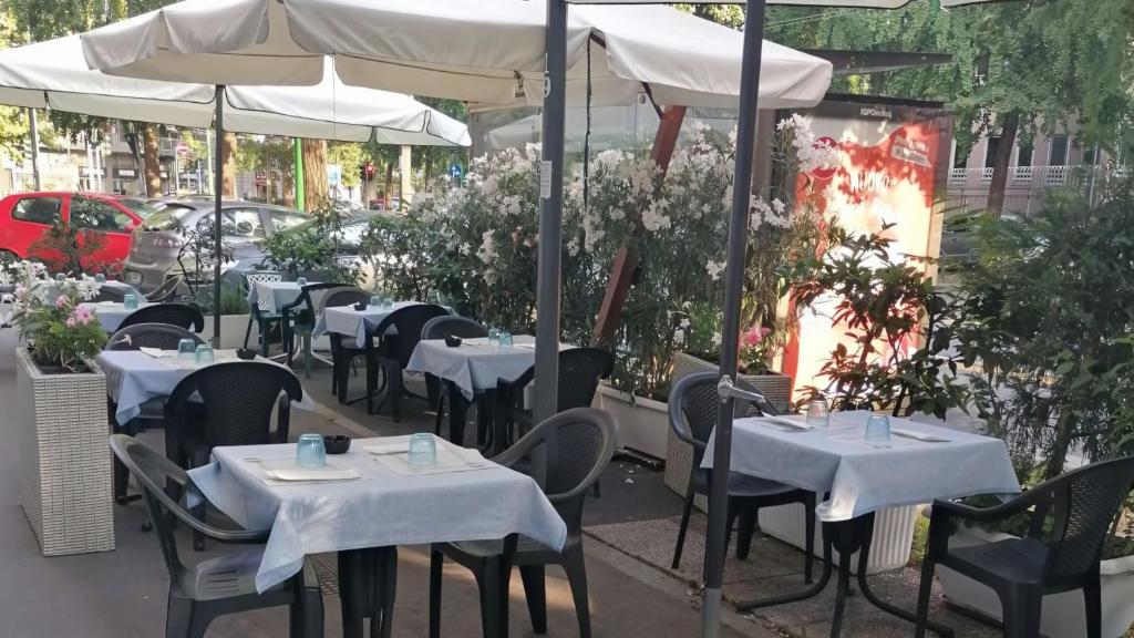 Restaurace v ubytování Hotel Aurelia Milano Centrale