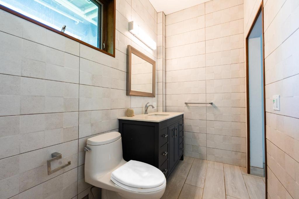 Koupelna v ubytování Casa De Odisea