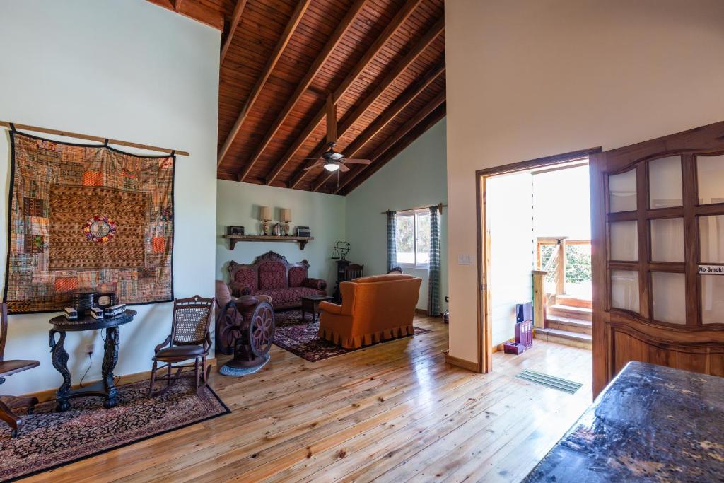 Posezení v ubytování Odyssey Home