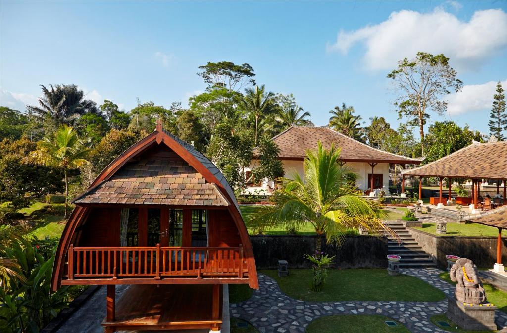 Zahrada ubytování Bagus Jati Health & Wellbeing Retreat
