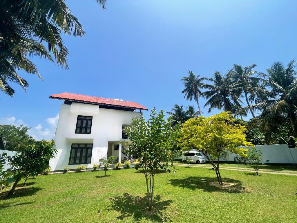 Zahrada ubytování Curly Hostel Negombo